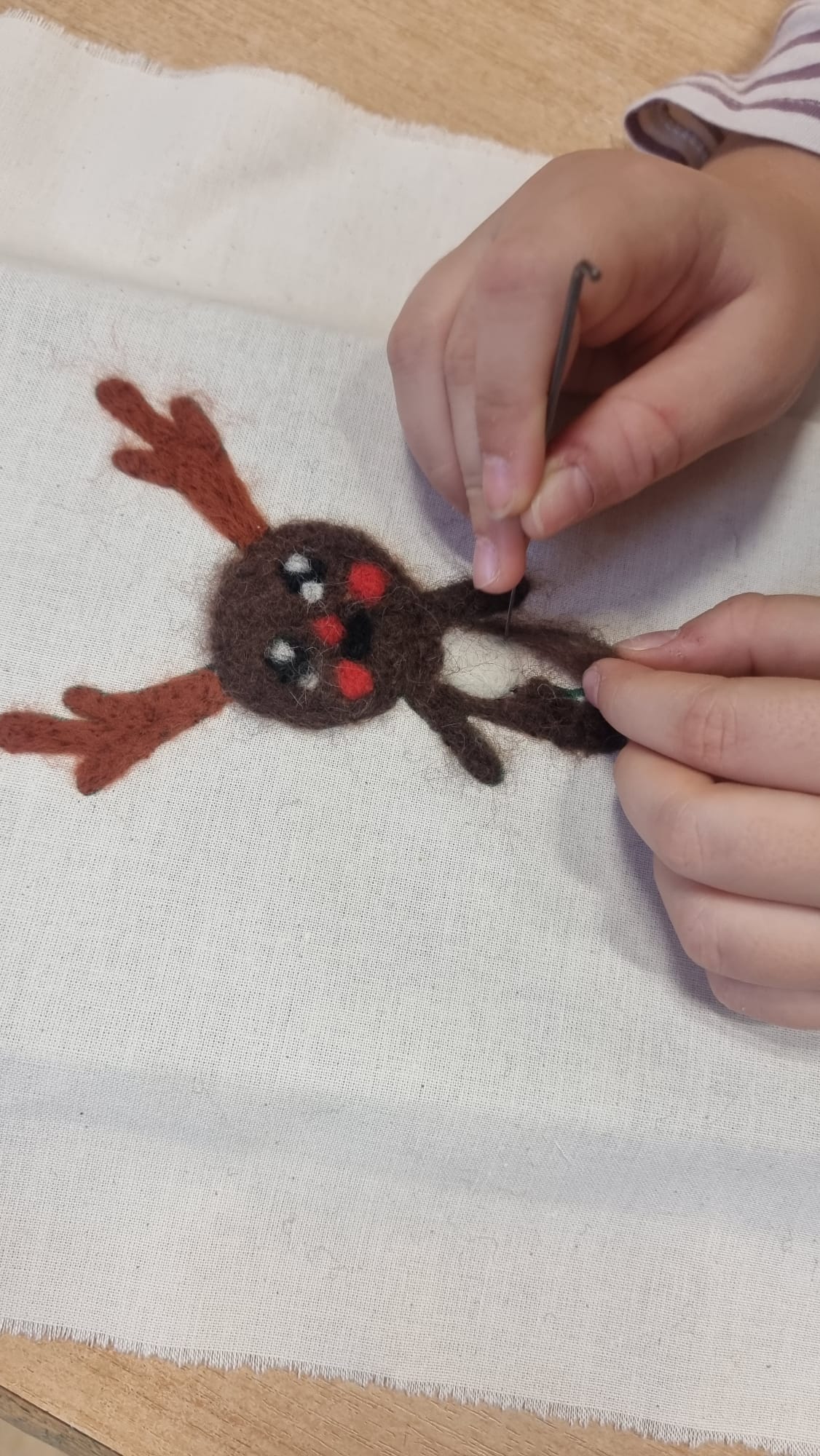 Nadelfilzen nach eigenem Entwurf