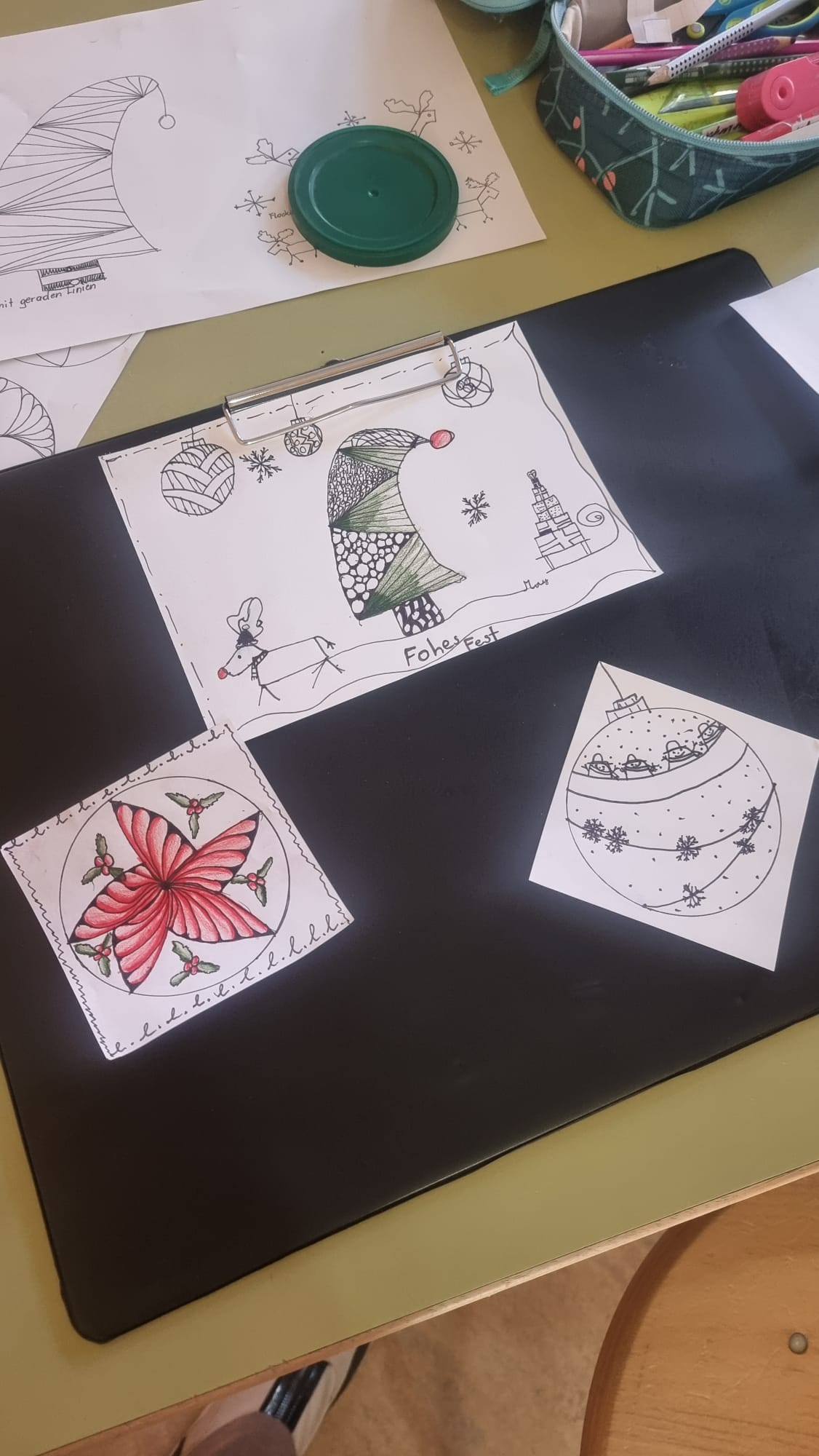 Weihnachtliches Zendoodle