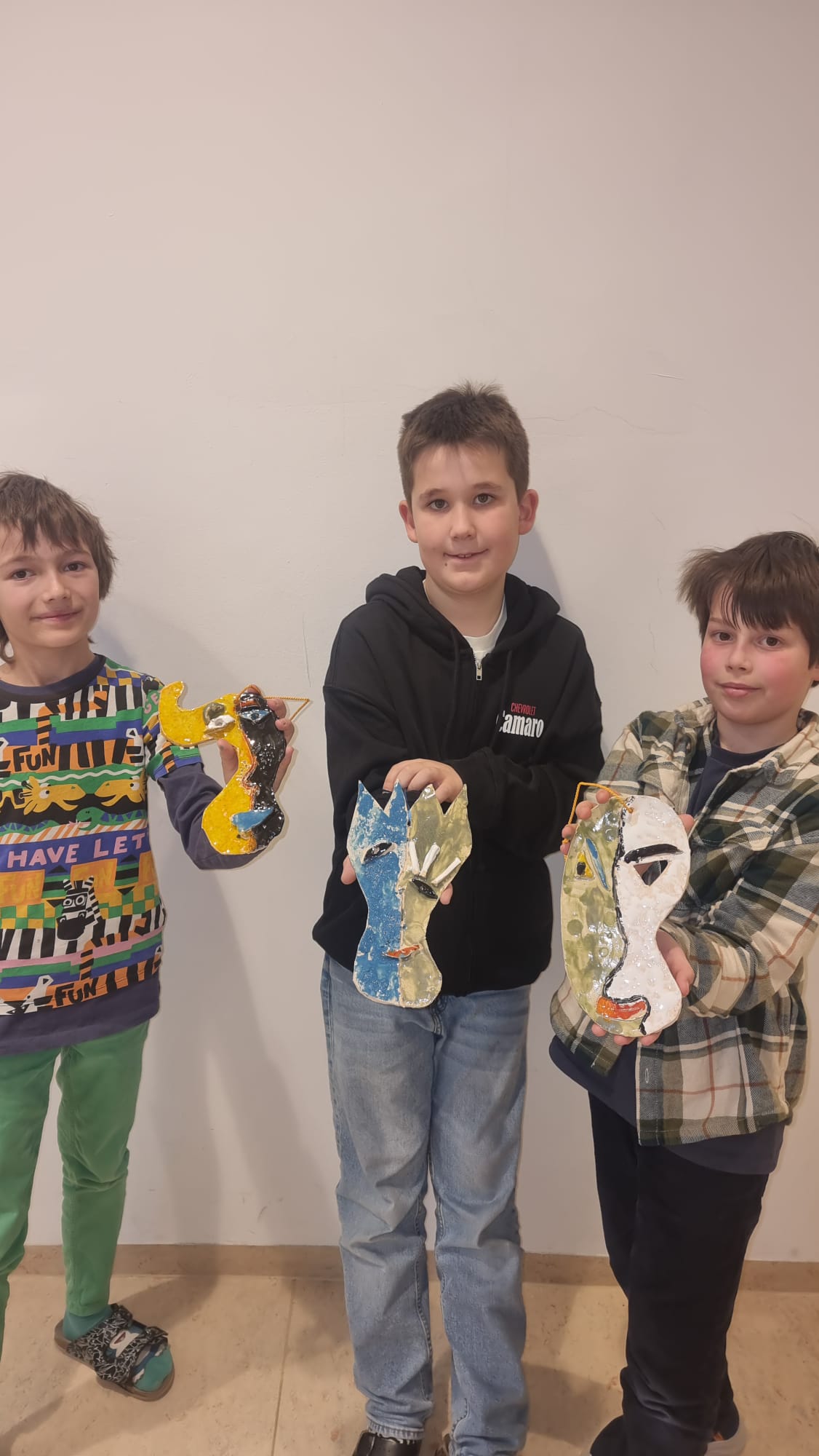 Keramik-Masken nach Picasso