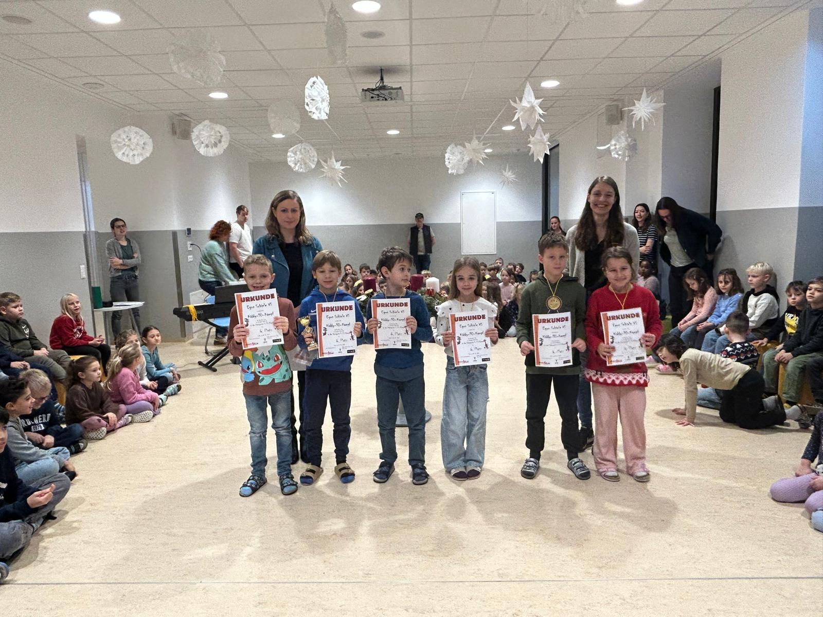 Kiddy-10-Kampf Siegerehrung