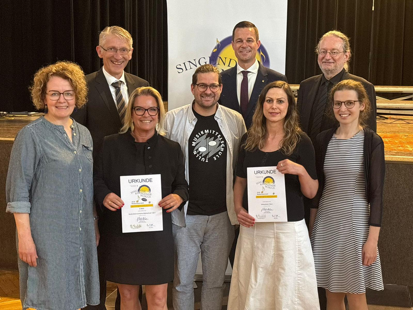 Gütesiegel "Singende klingende Schule"