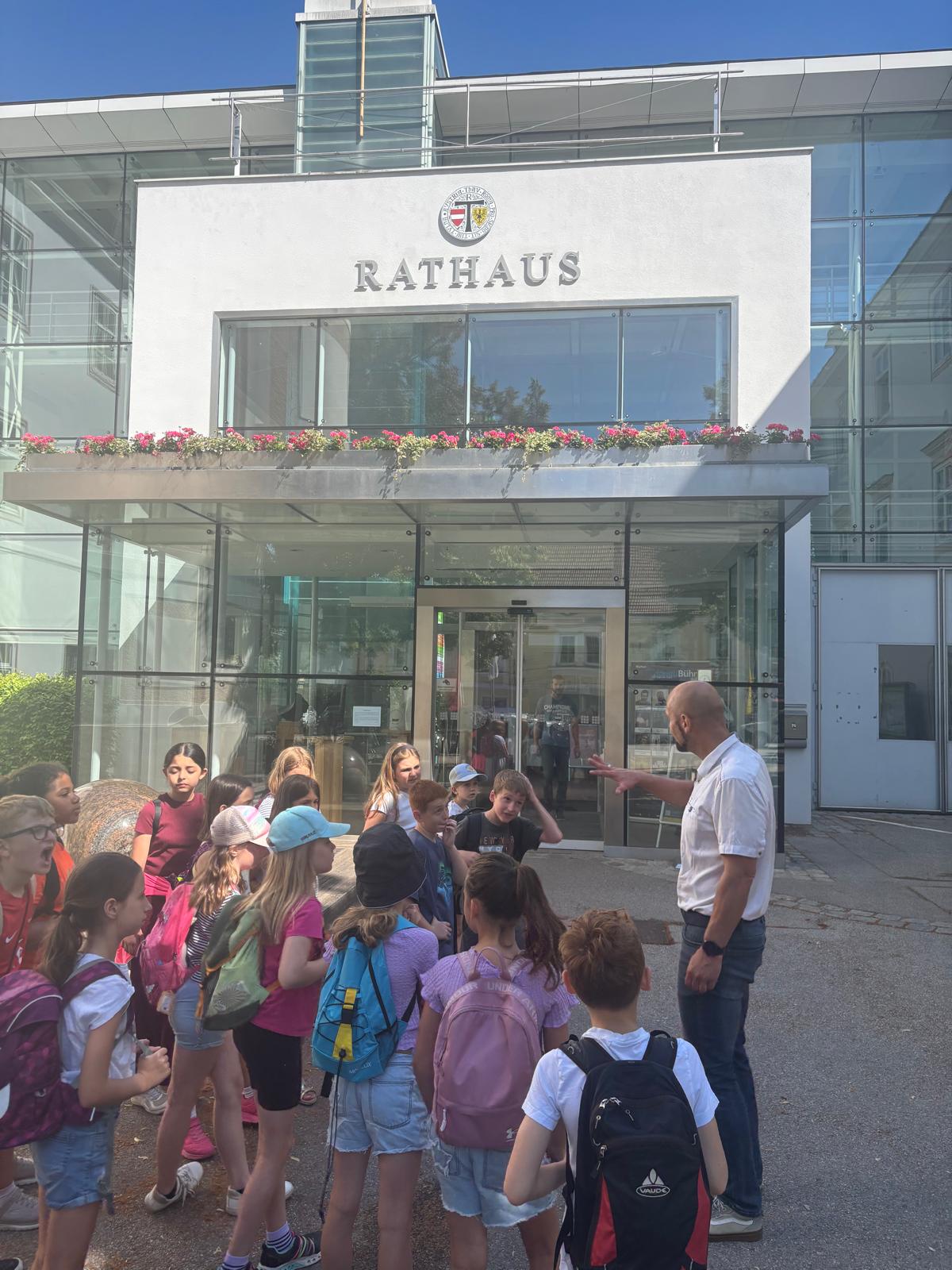 3d: Besuch im Rathaus Tulln