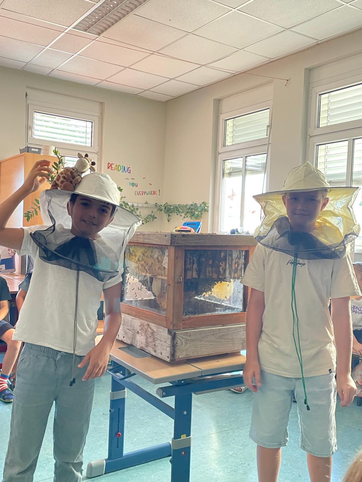 2a: Die Bienen zu Besuch bei den Giraffen