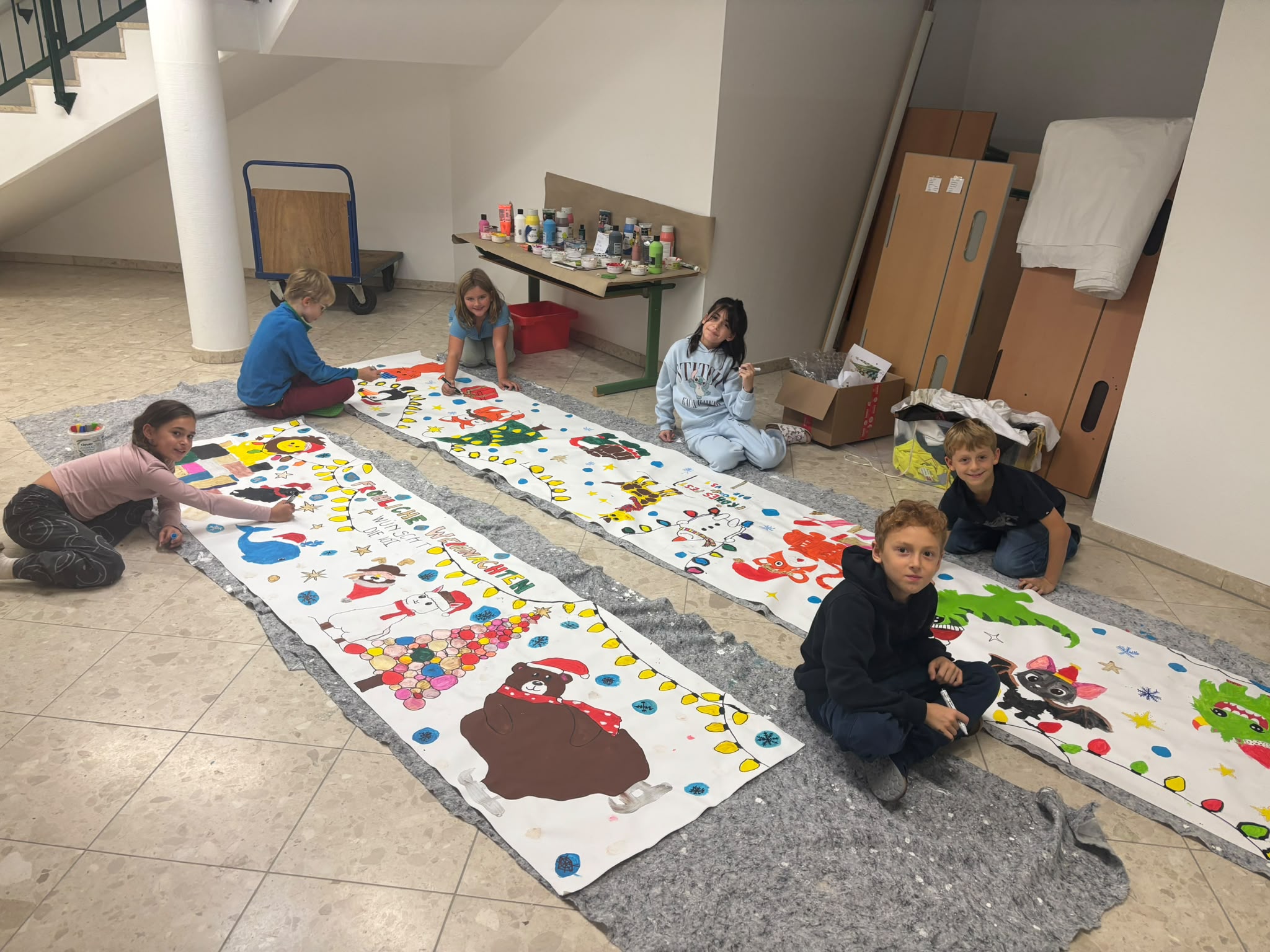 Kreativ für das Adventdorf in Tulln